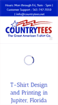 Mobile Screenshot of countrytees.net